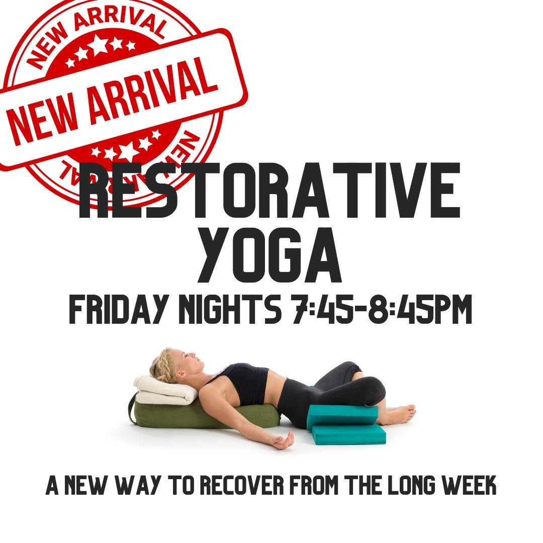 NEW ADDITION TO FRIDAY EVENINGS!!!
We are so excited to be able to offer Restorative Yoga again! 
If you have had a long week, or maybe you have past injury's that need a slow and steady recover, whatever it might be Restorative could be perfect for you!
Join us this Friday from 7:45-8:45PM! Sign up ahead online at Yogamayastudio.com/schedule
#yogamayastudio #hotyoga #restorativeyoga #yogalove